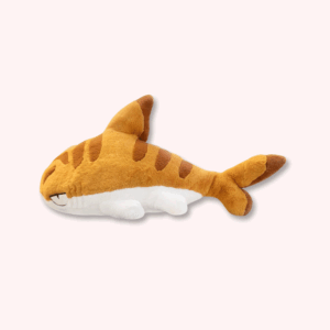 Orange Sharkitty Plush